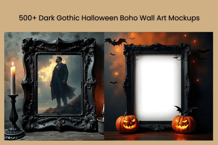 Dark / Gothic Mockups
