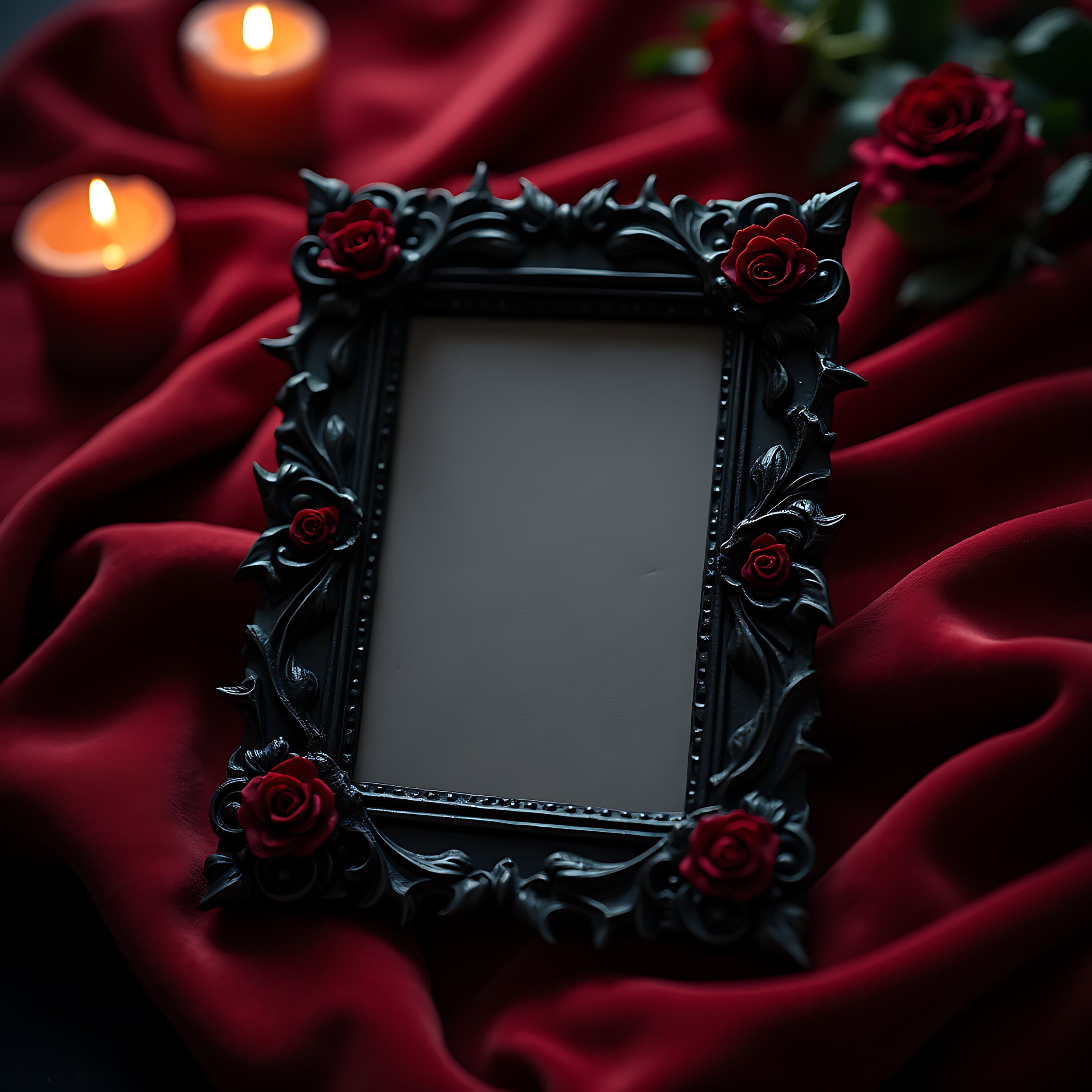 Gothic Wall Art Frame Mockup | Baroque Frame | Frame | Mockup Frame | Digital Frame | Single Frame Mockup | Gothic Wall Art | Dark Frame |
