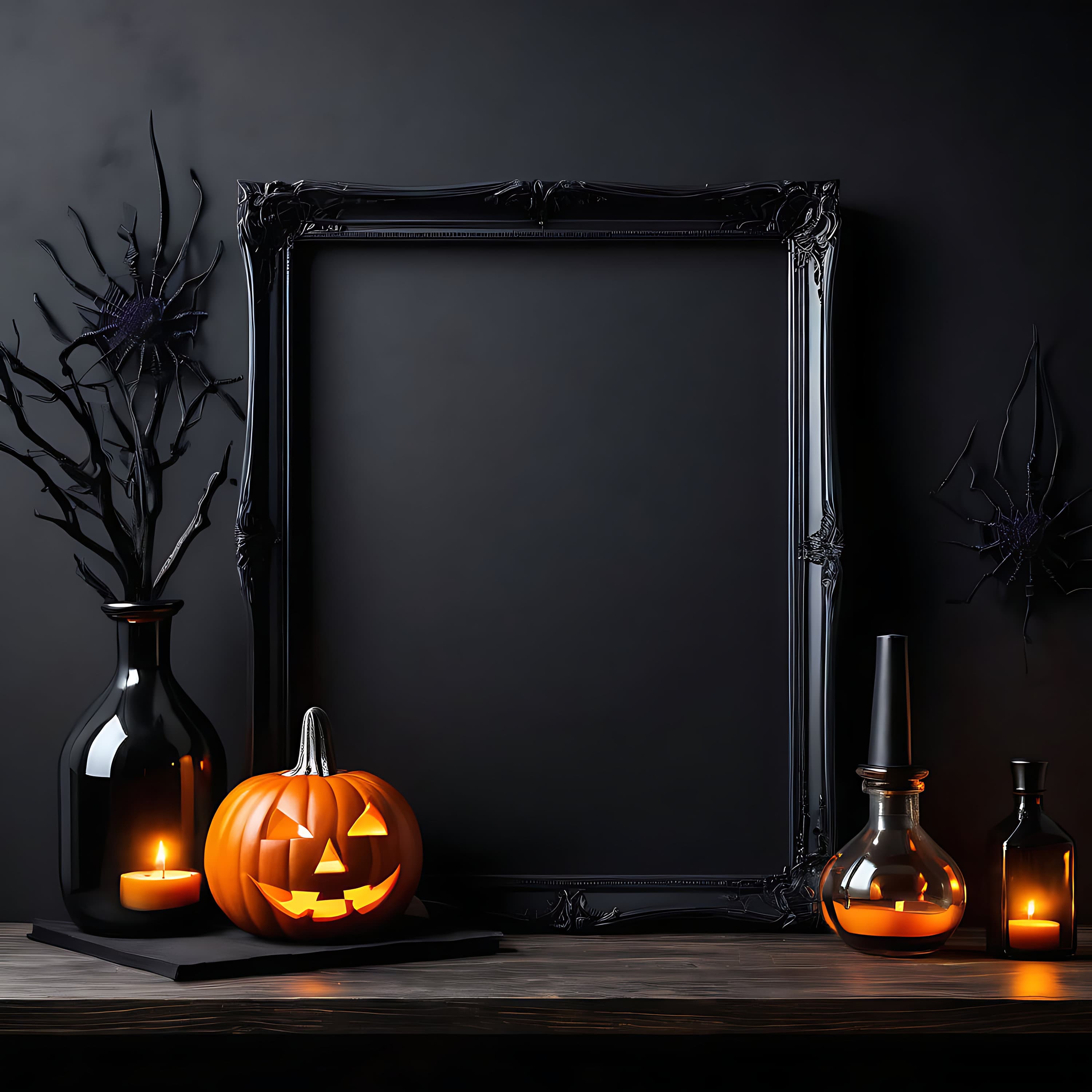 Halloween Mockup | Halloween Decor | Halloween Printable| Halloween Wall Decor | Printable Wall Art | Halloween Print | Wall Art | Decor |