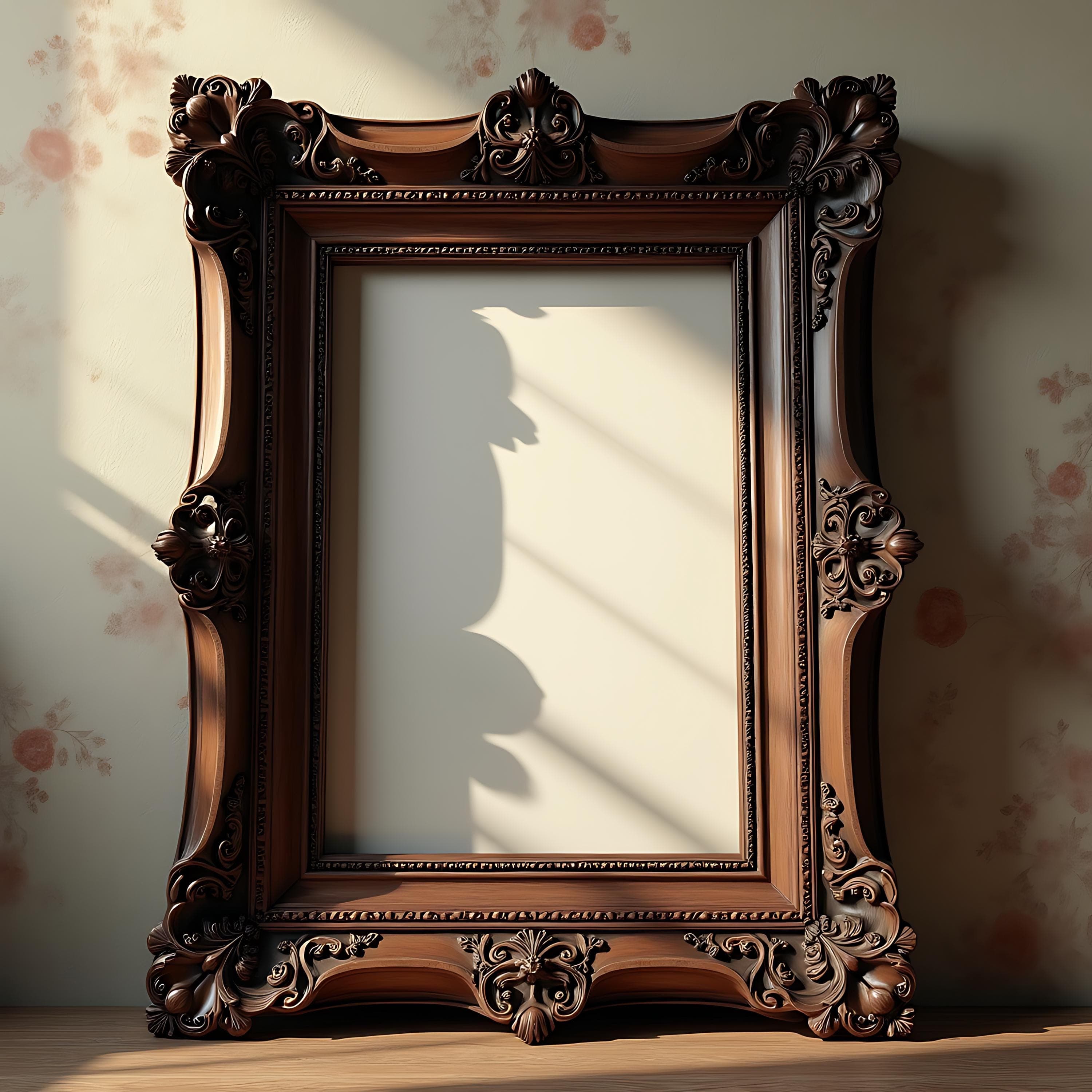 Gothic Picture Frame Mockup | Digital Frame Mockup | Print Poster Mockup | PSD Frame Mockup | Ornate Frame | Wall Art Frame Mockup | Frame |