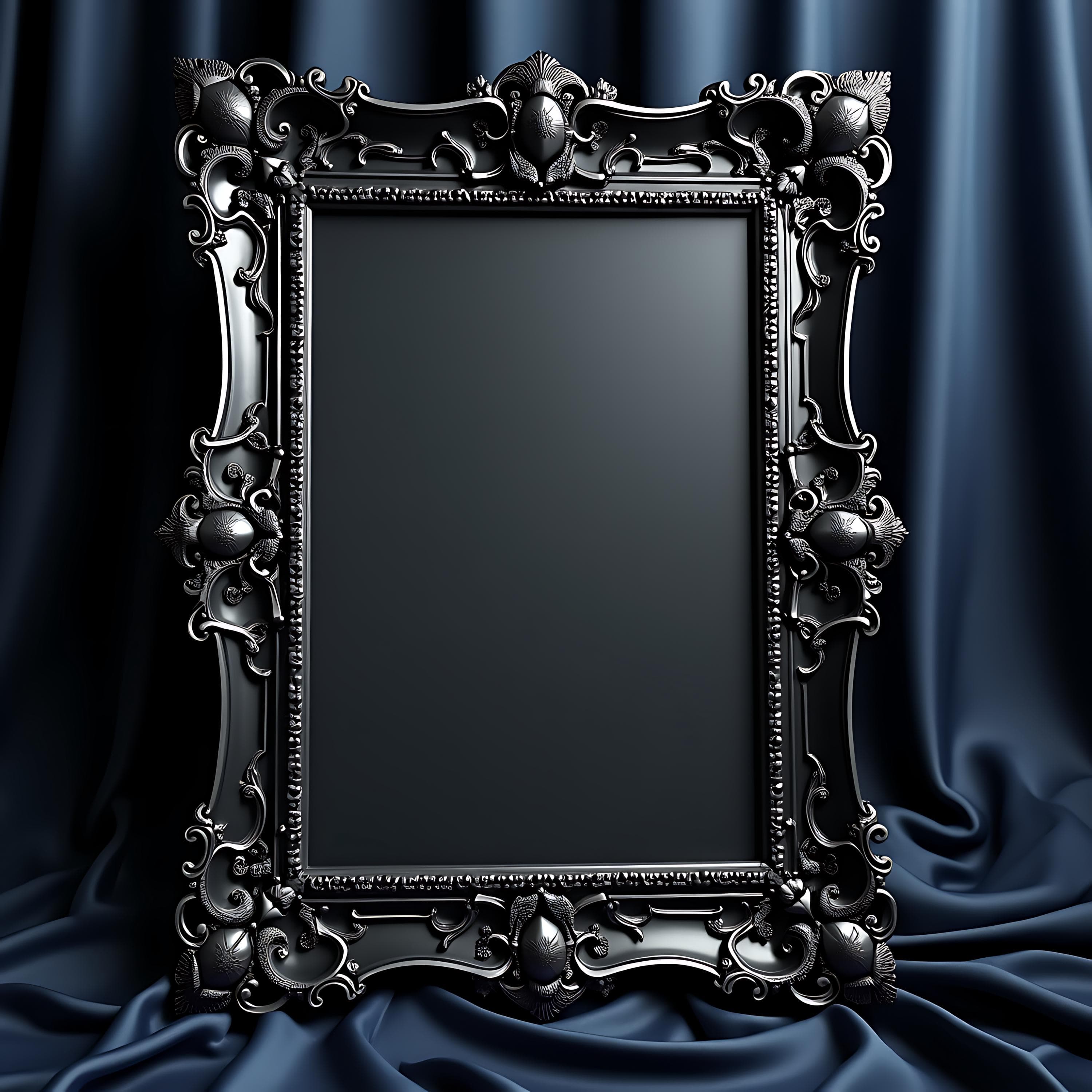 11x14 Gothic Poster Frame Mockup | 11x14 Poster Frame Mockup | Art Frame Mockup | Poster Mockup | Photography Mockup | Smart Object Mockup |