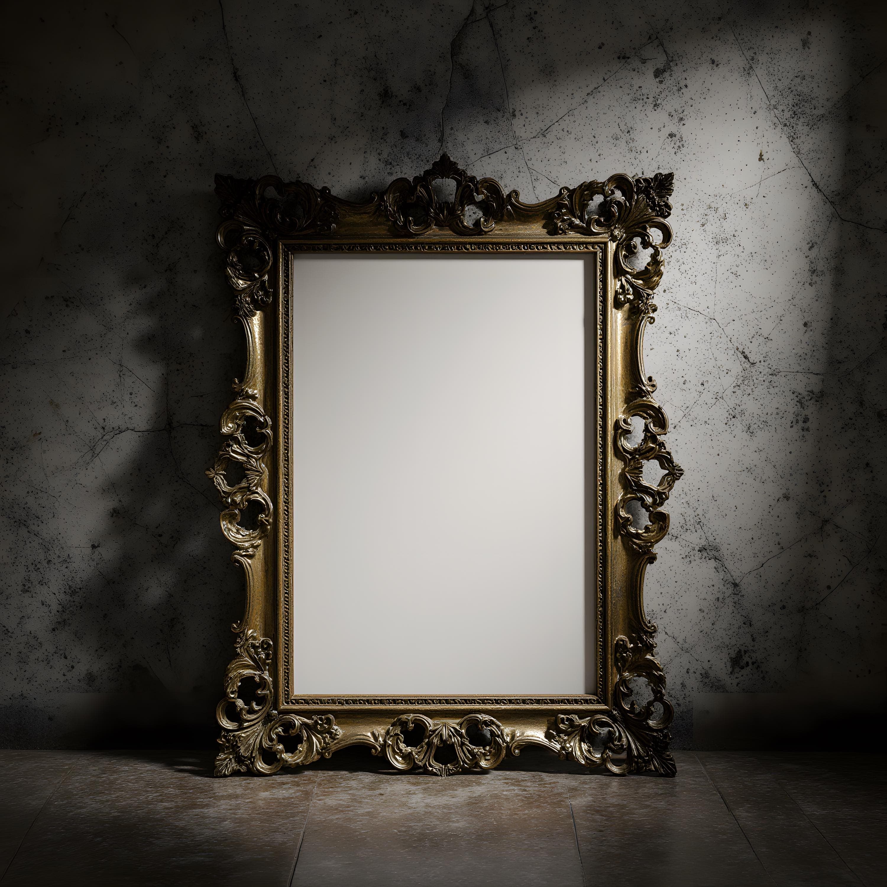 Victorian Gothic Ornamental Frame Mockup | Ornate Frame Mockup | Poster Mockup| Victorian Wall Art | Baroque Frame Mockup | Vintage Mockup |